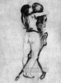 La niña y la muerte 1894 Desnudo abstracto